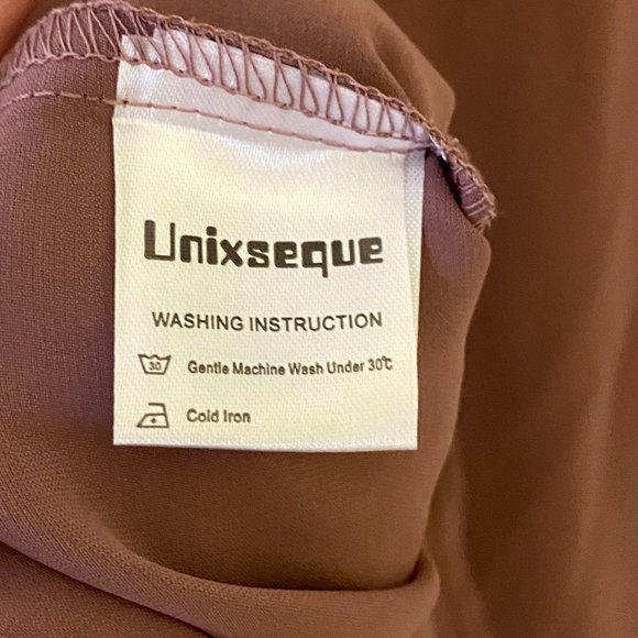 Unixseque Women's Casual Chiffon V Neck 3/4 Sleeve Business Tops Loose Work Blou - Picture 4 of 6